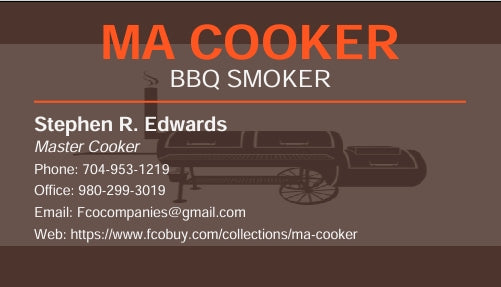 🔥"MA COOKER BBQ MOBILE SMOKER" 🔥