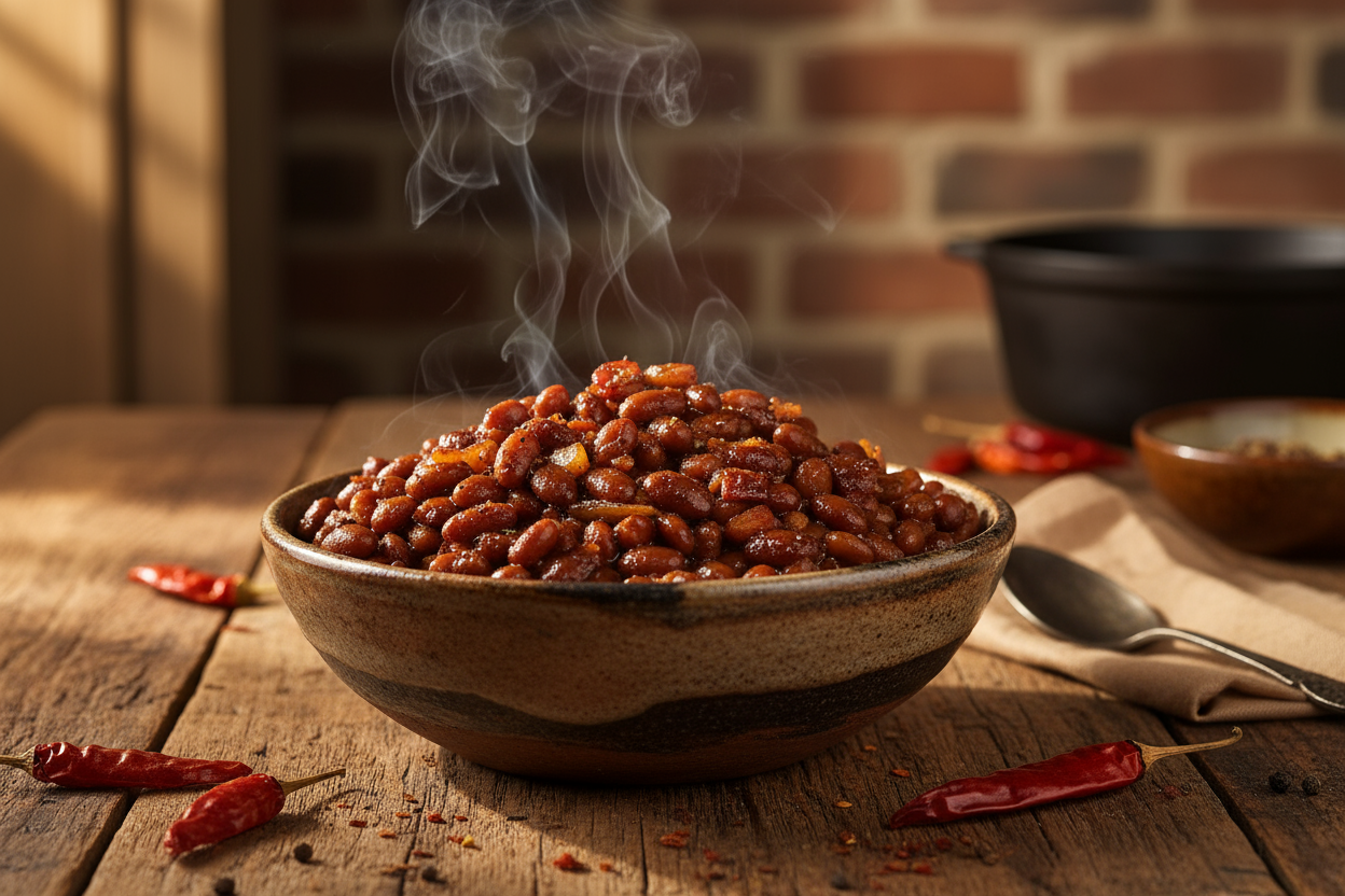 Pit-Smoked Beans