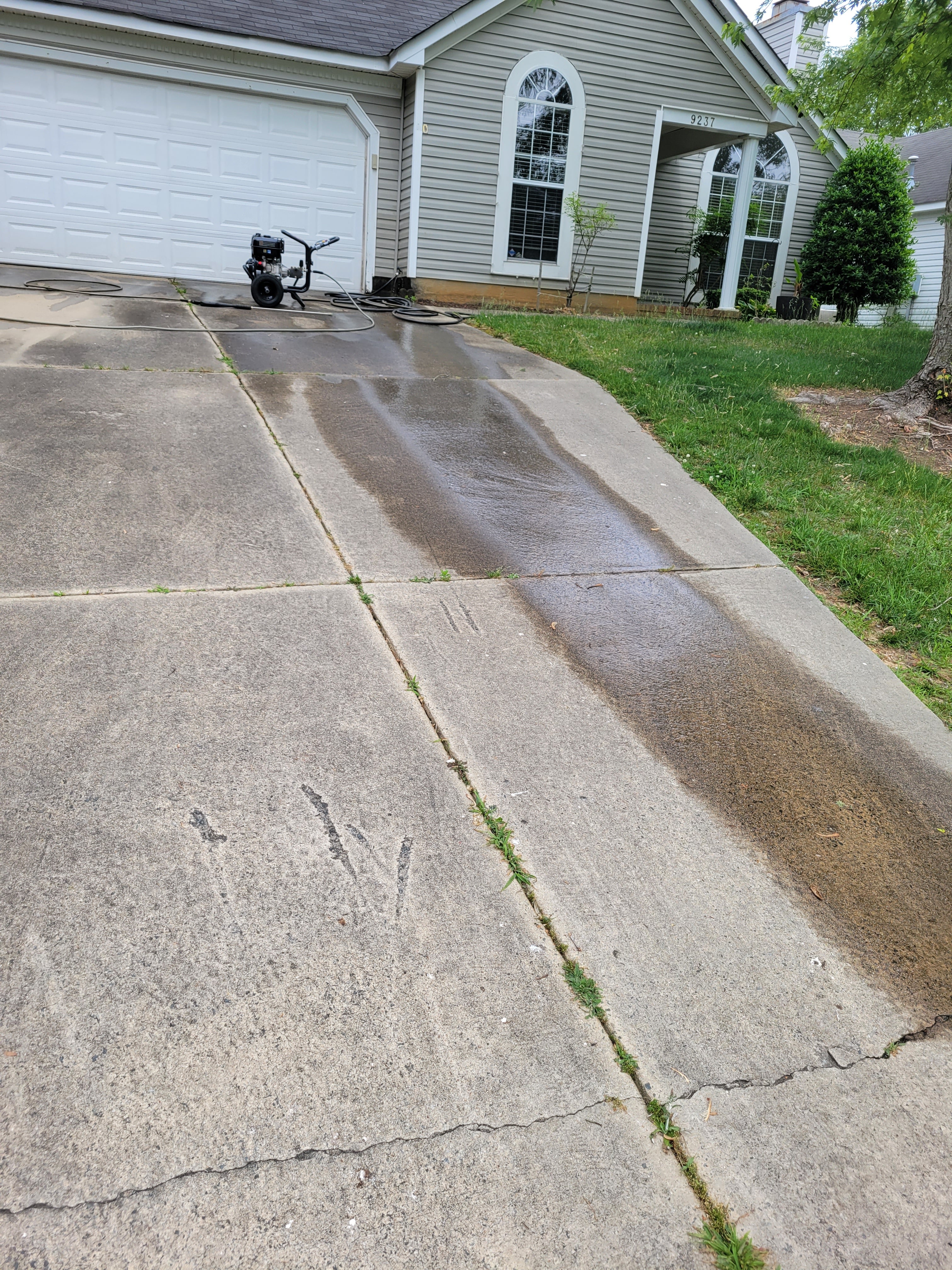 Driveway Before