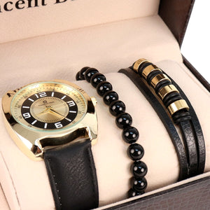 Men's Watch & Bracelet Gift Set