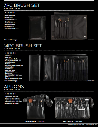 TRX-E Cosmetics Brush Envy (Make Up Brushes)