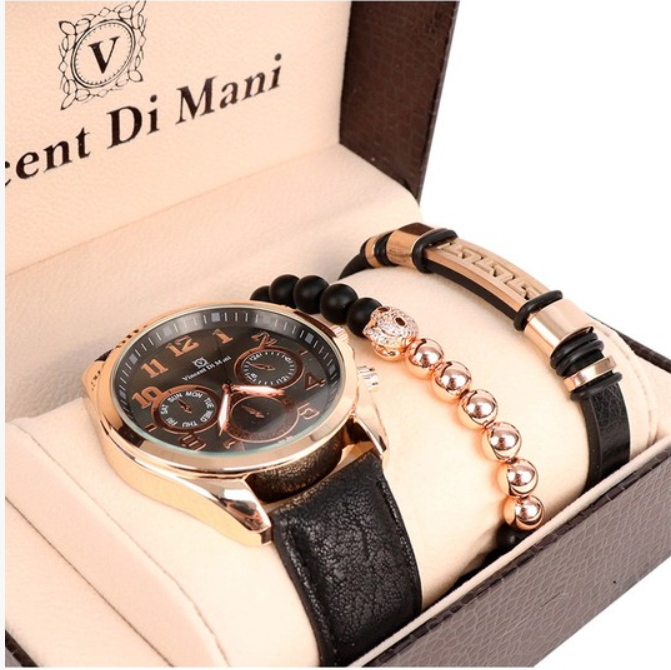 Men s Watch Bracelet Gift Set
