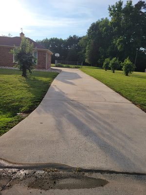 After Cleaning Driveway